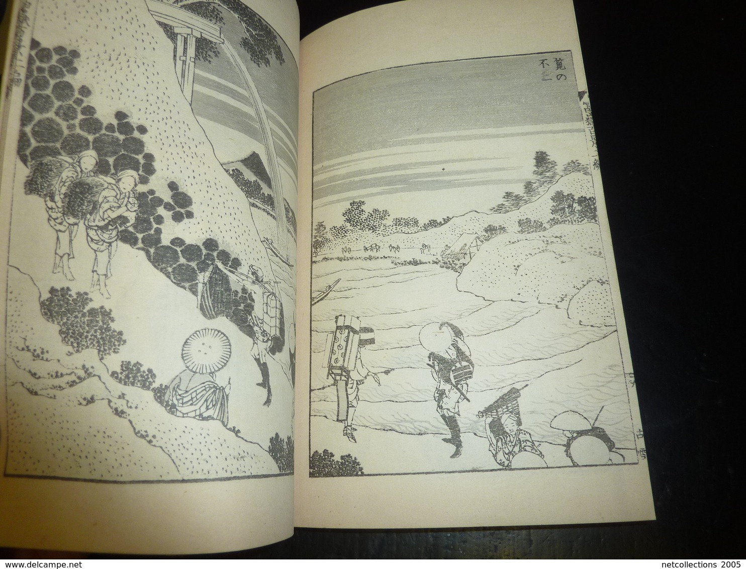 LIVRE ANCIEN JAPONAIS ESTAMPES LITHOGRAPHIES GRAVURES 03 - JAPANESE OLD BOOK ILLUSTRATION