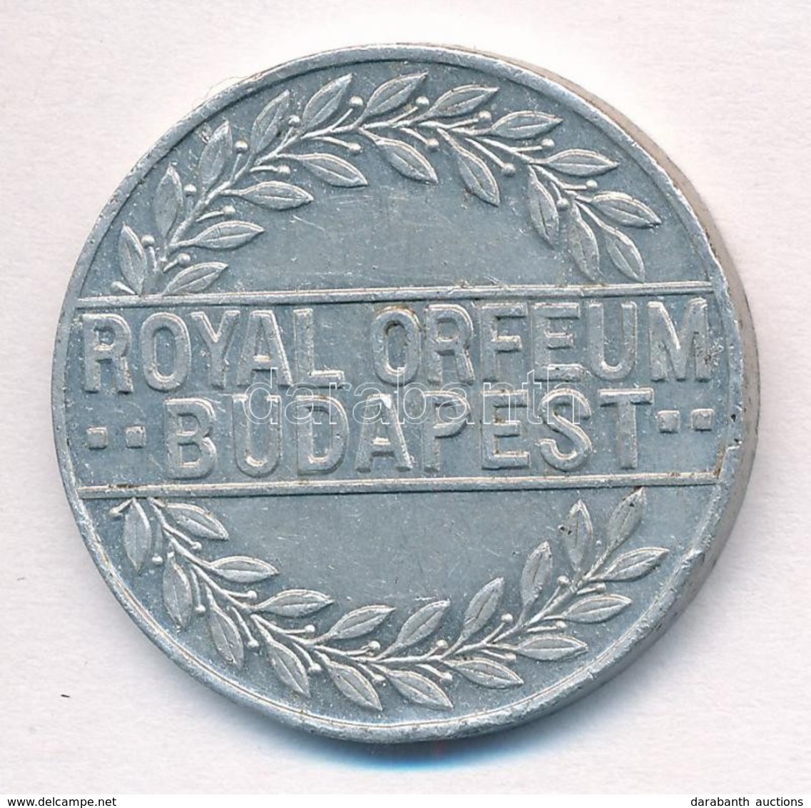 DN 'Cortini - Royal Orfeum Budapest' Fém Zseton (33mm) T:1- - Ohne Zuordnung