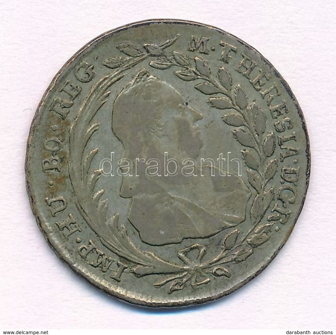 1769IB-FL 20kr Ag 'Mária Terézia' (6,52g) T:2-,3 Patina
Huszár: 1699; Unger III.: 1240.a - Ohne Zuordnung