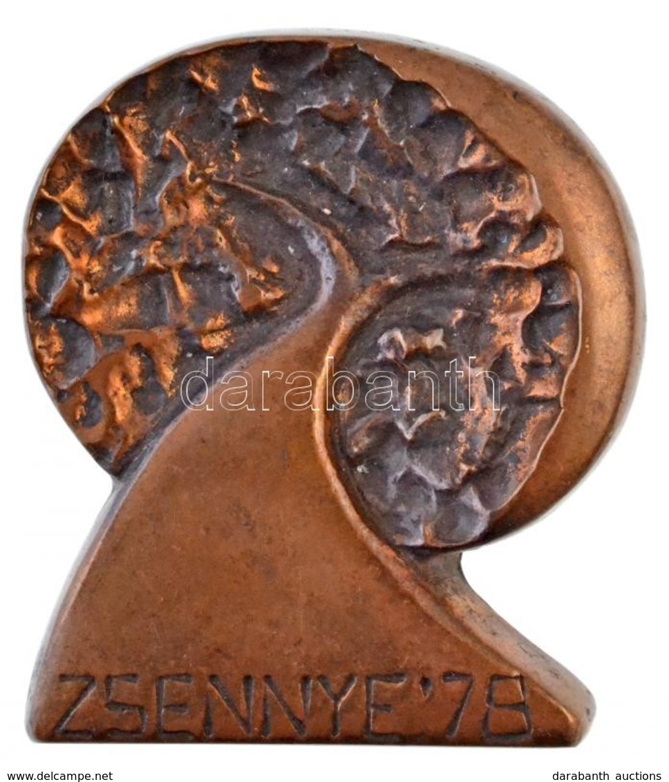 ~1978. 'Zsennye '78' Br Emlékplakett (67x58mm) T:1- - Ohne Zuordnung