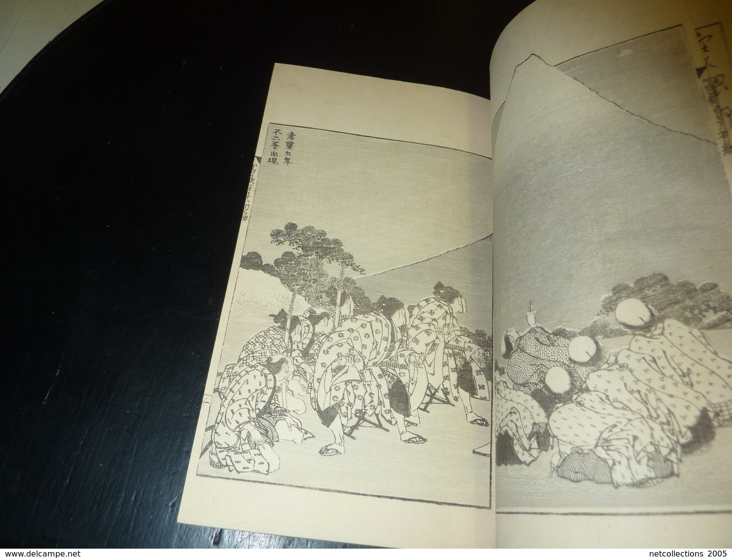 LIVRE ANCIEN JAPONAIS ESTAMPES LITHOGRAPHIES GRAVURES 04 - JAPANESE OLD BOOK ILLUSTRATION