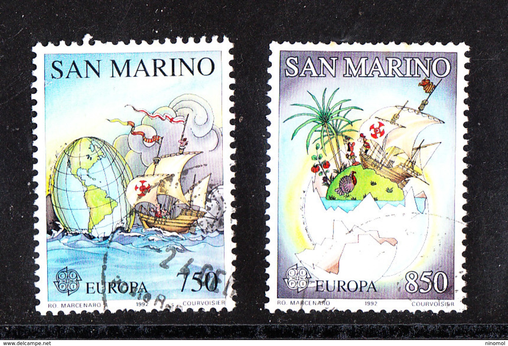 San Marino -  1992. Europa. Le Caravelle Della Scoperta Dell' America. The Caravels Of The Discovery Of America. - Ships