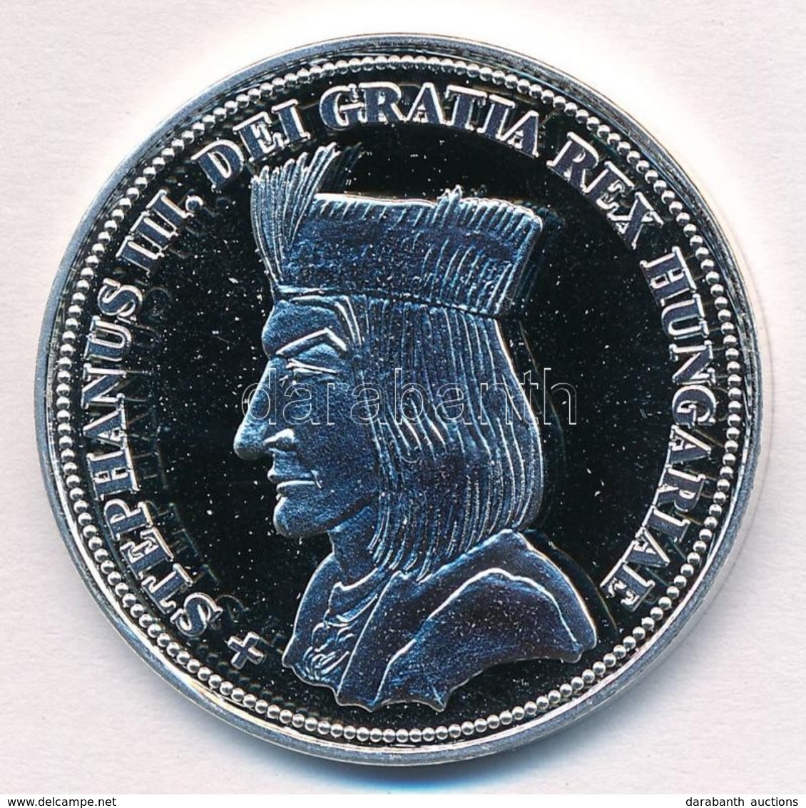 DN 'Királyi Koronák - III. István / 5 Korona 1909' Ag Emlékérem Tanúsítvánnyal (20g/0.333/38,61mm) T:PP - Ohne Zuordnung