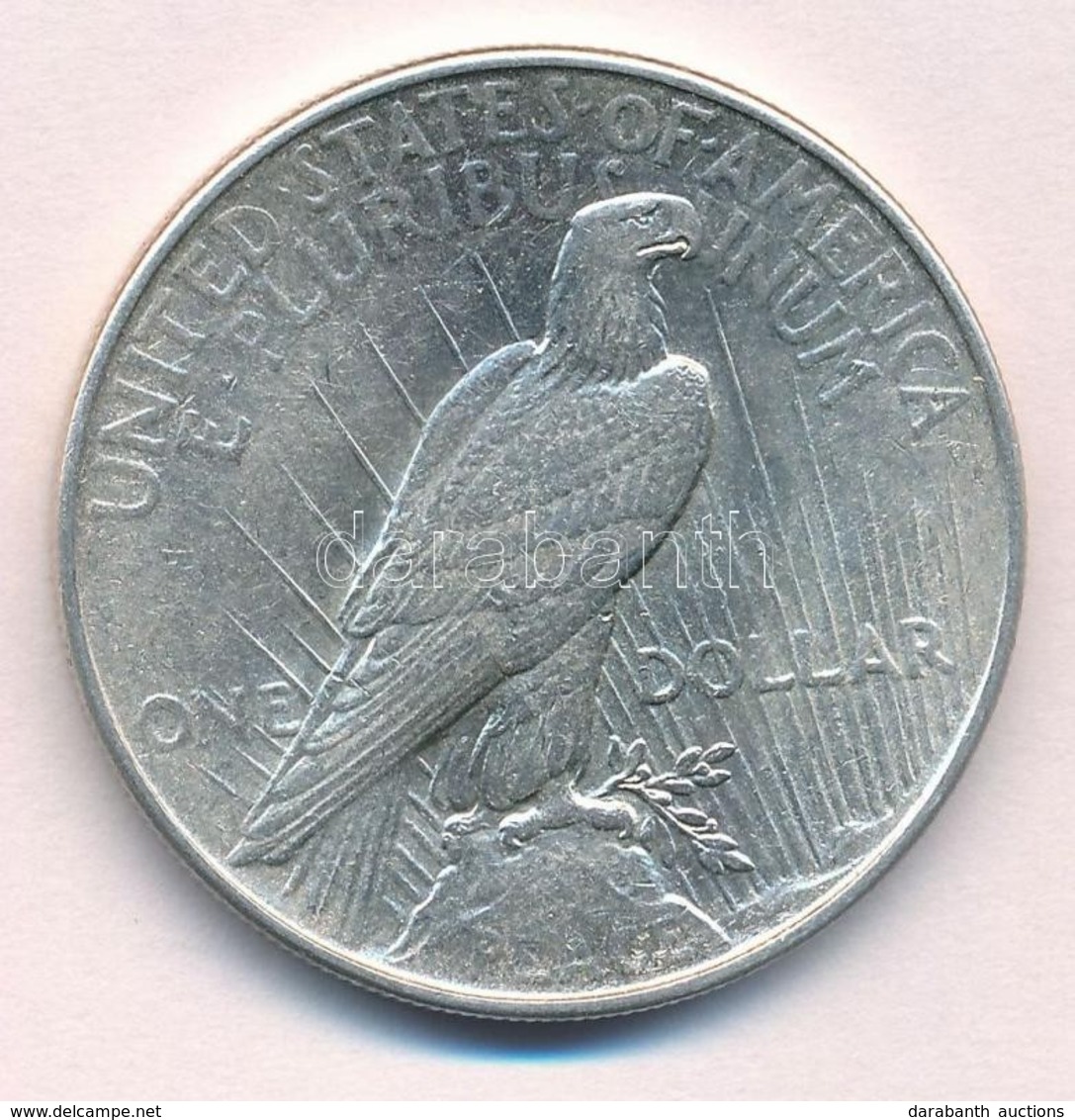 Amerikai Egyesült Államok 1922. 1$ Ag 'Béke' T:2
USA 1922. 1 Dollar Ag 'Peace' C:XF
Krause KM#150 - Ohne Zuordnung