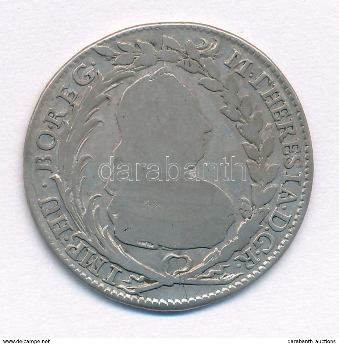 Csehország / Történelmi Tartomány 1768EvS-AS 20kr Ag 'Mária Terézia' (6,36g) T:3
Bohemia 1768EvS-AS 20 Kreuzer Ag 'Maria - Ohne Zuordnung