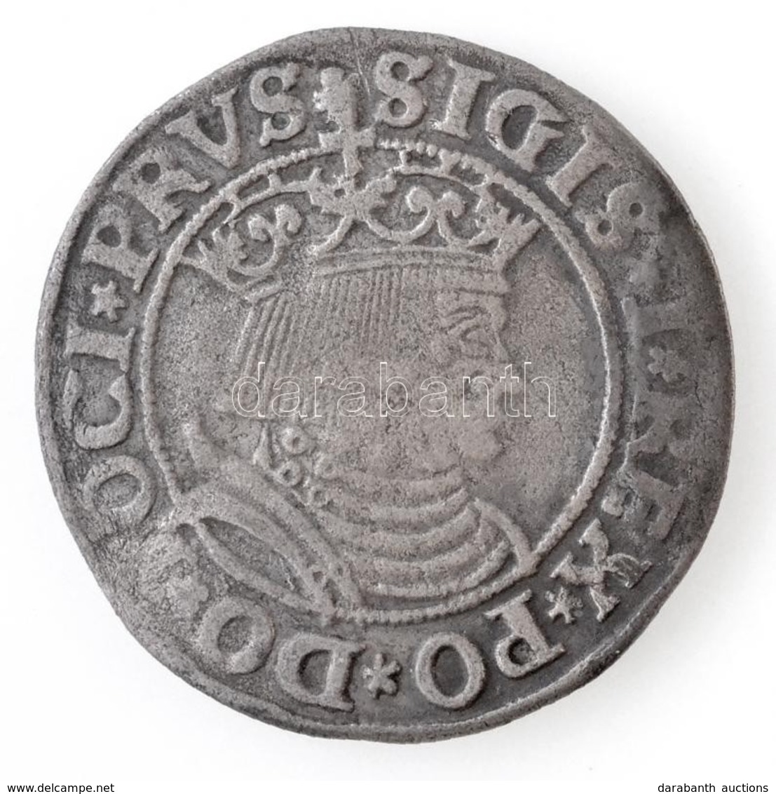 Lengyel Királyság / Poroszország 1531. 1Gr Ag 'I. Zsigmond' Torun (1,65g) T:2 
Poland / Royal Prussia 1531. 1 Grossus Ag - Ohne Zuordnung