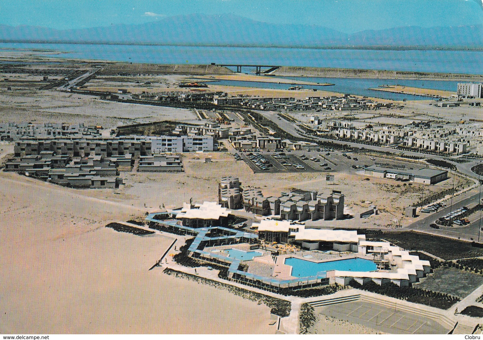 11 Port-Leucate, Vue Aérienne La Piscine-les Villas Du Lido-l'Etang De Leucate - Leucate