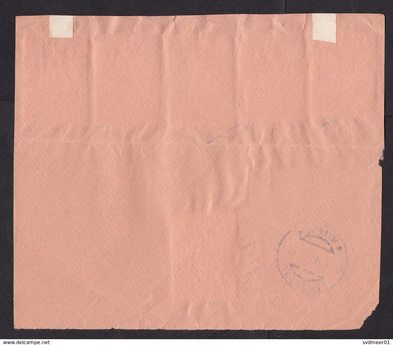 Austria: Front Cover (cut Out, Front Only!) To Czechoslovakia, 1936, 6 Airmail Stamps, Air Label (damaged) - Lettres & Documents