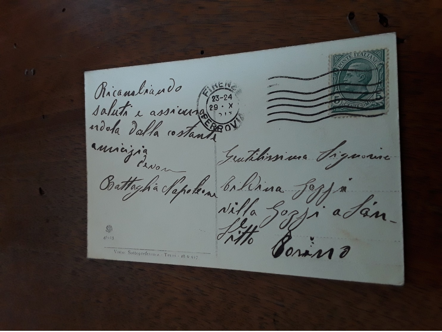 Cartolina Postale 1918, Firenze Via Strozzi - Firenze (Florence)