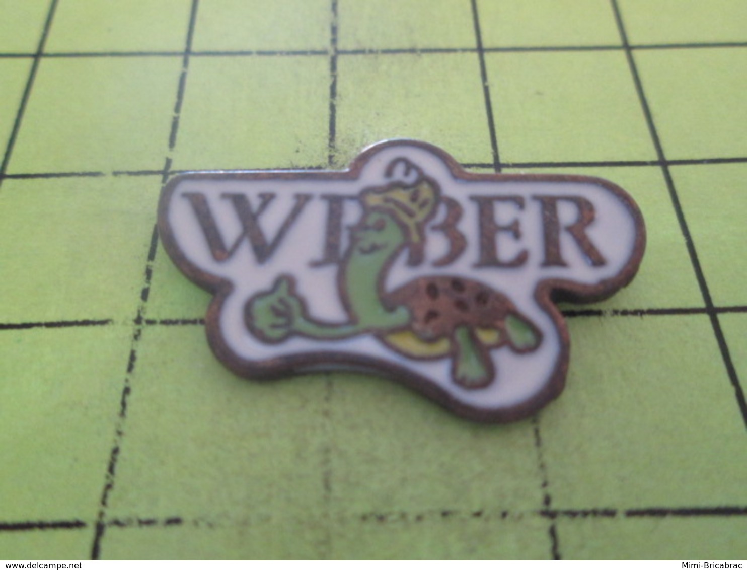 615B Pin's Pins / Beau Et Rare : THEME : ANIMAUX / TORTUE WEBER - Animali