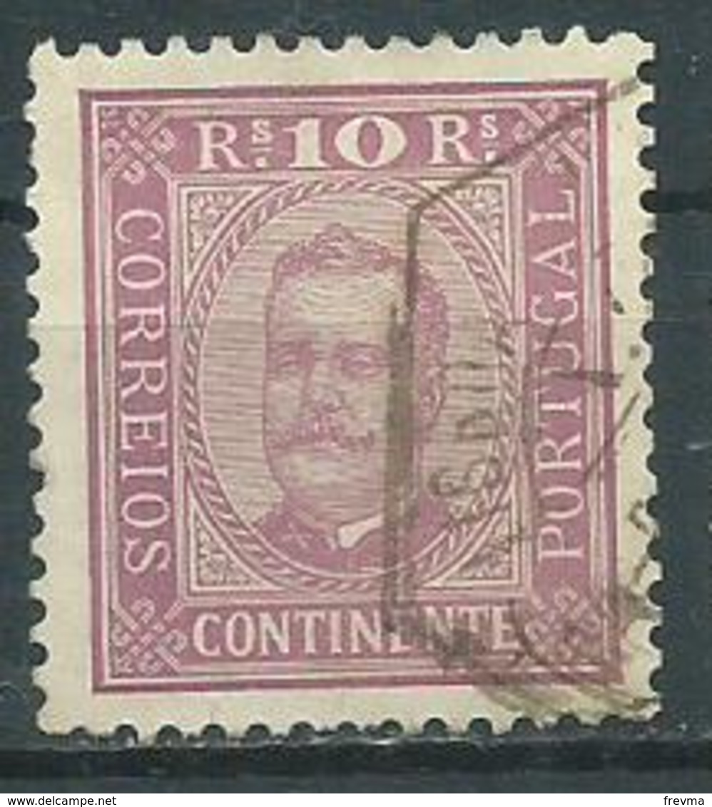 Timbre Portugal 10 R Lilas 1892-94 - Used Stamps