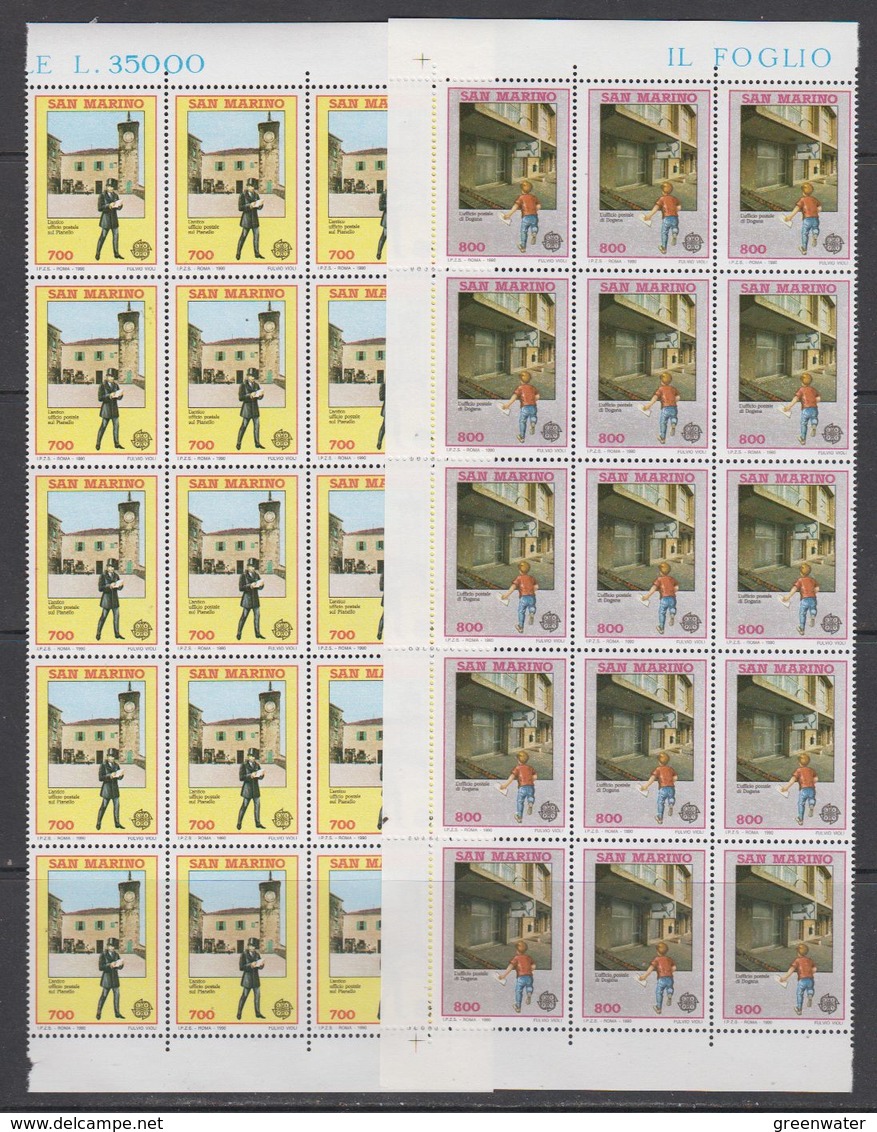 Europa Cept 1990 San Marino 2v 15x ** Mnh (F7940) - 1990