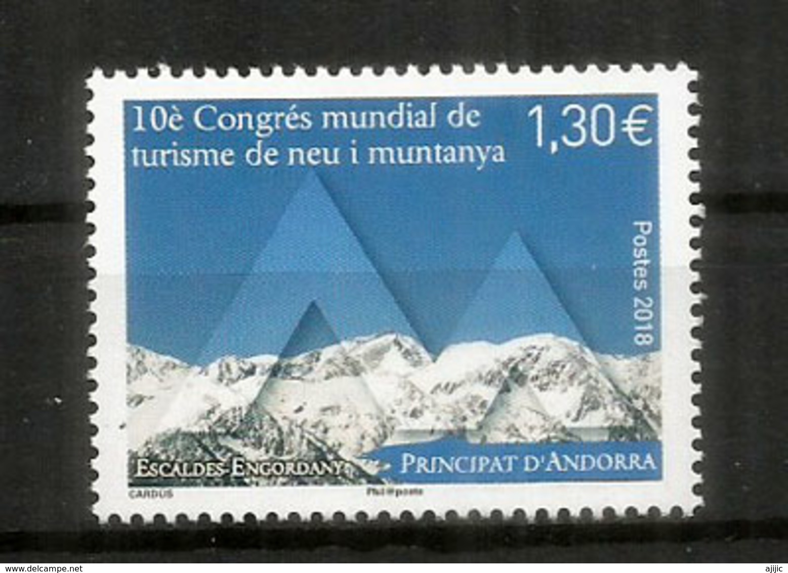 ANDORRA. Congrés Mundial De Turisme De Neu I Muntanya.   2018.  Neuf / Mint ** - Hiver