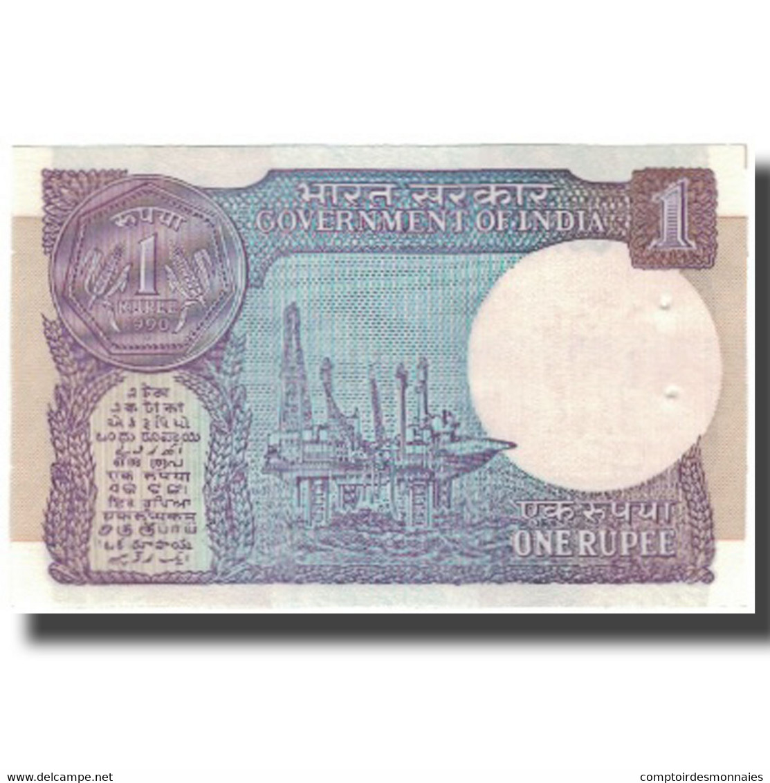 Billet, Inde, 1 Rupee, 1990, KM:78a, SUP - Inde