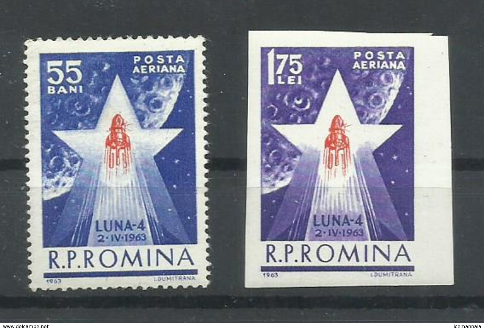 RUMANIA YVERT  AEREO  173/74     MNH  ** - Nuevos