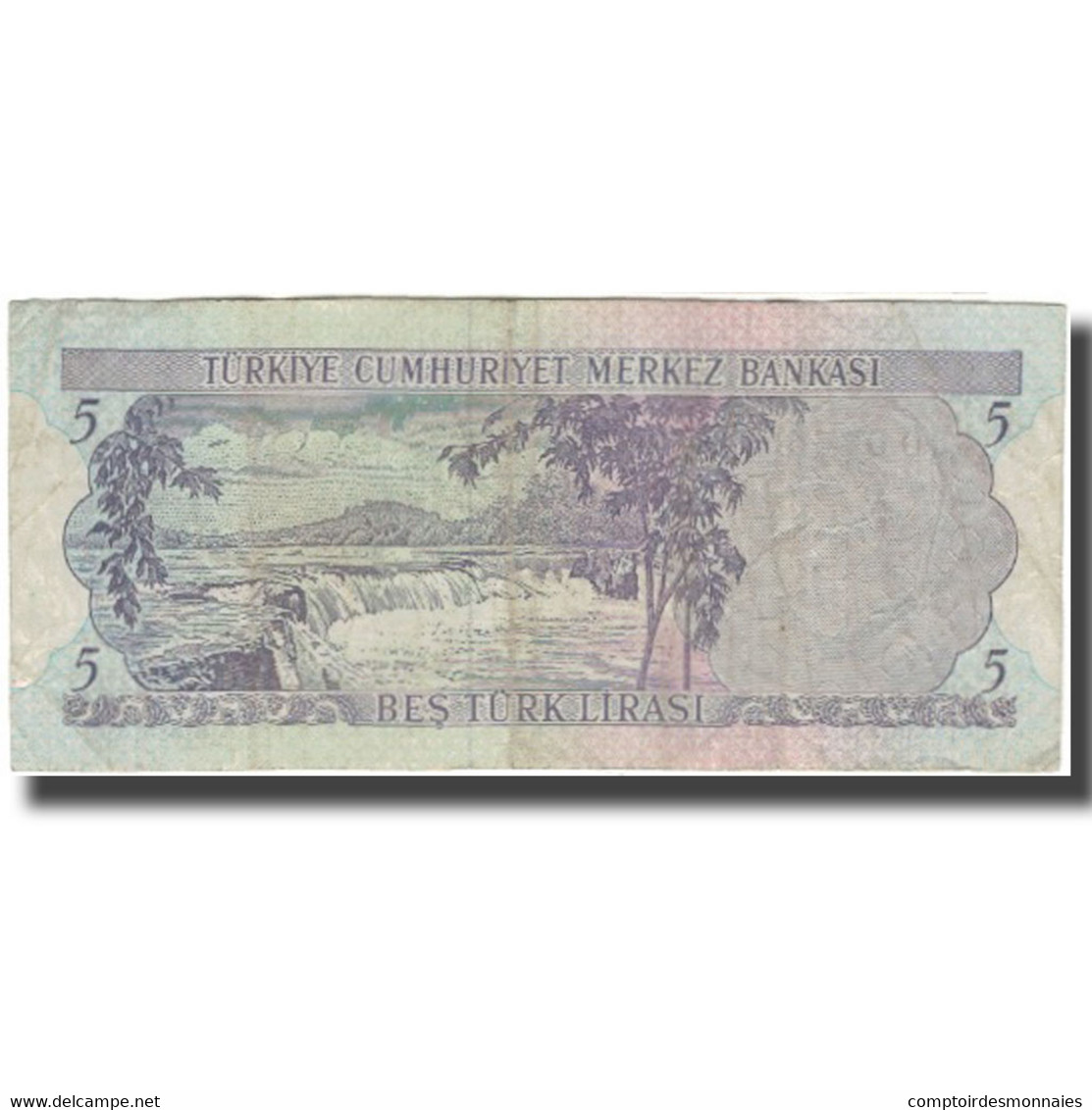 Billet, Turquie, 5 Lira, 1970-01-14, KM:185, TB - Turquie