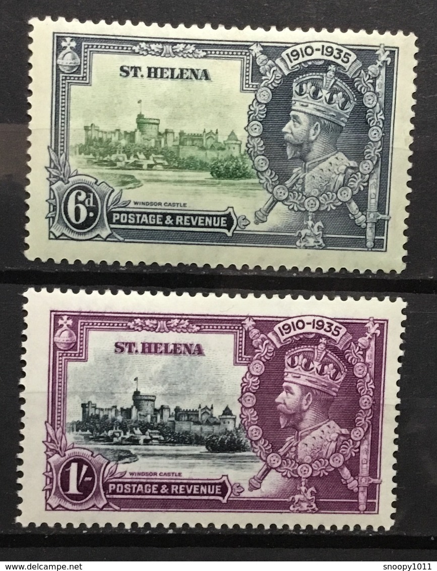 ST. HELENA # 111-114.  King George V Silver Jubilee. MLH (*) - Saint Helena Island