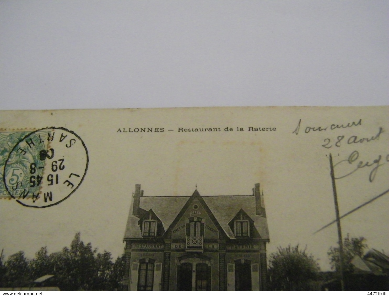 C.P.A.- Allonnes (72) - Restaurant De La Raterie - 1906 - SUP (CC 64) - Allonnes