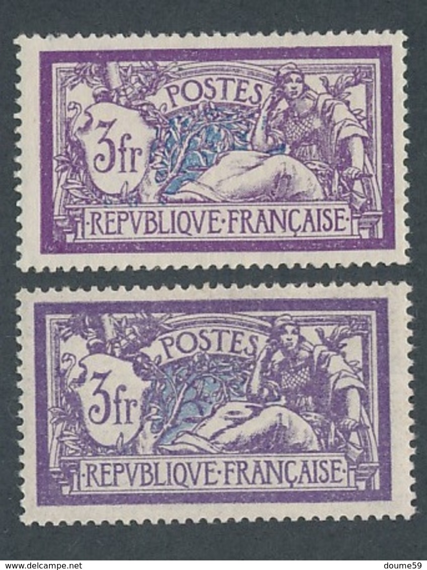 CZ-119: FRANCE :lot Avec N°206**(2) - 1900-27 Merson