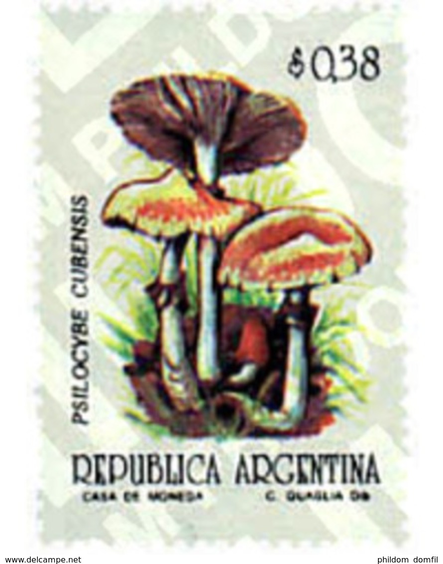 Ref. 34905 * MNH * - ARGENTINA. 1992. MUSHROOMS . SETAS - Unused Stamps