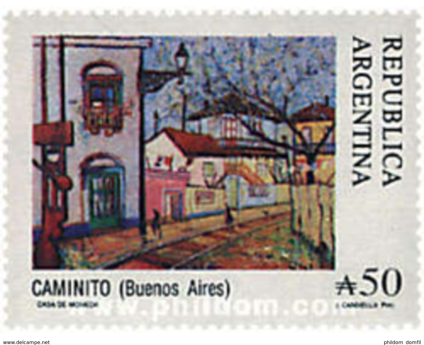 Ref. 61040 * MNH * - ARGENTINA. 1989. TOURISM . TURISMO - Trains