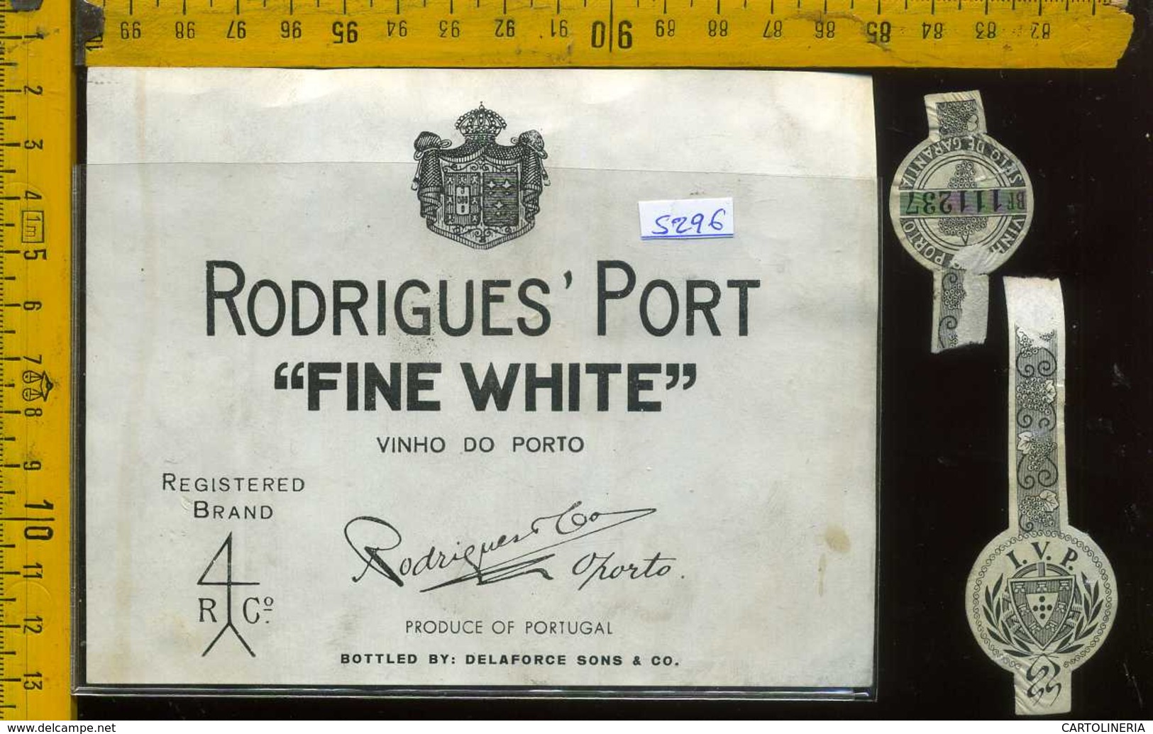 Etichetta Vino Liquore Porto Rodrigues' Port  - Portogallo - Altri & Non Classificati