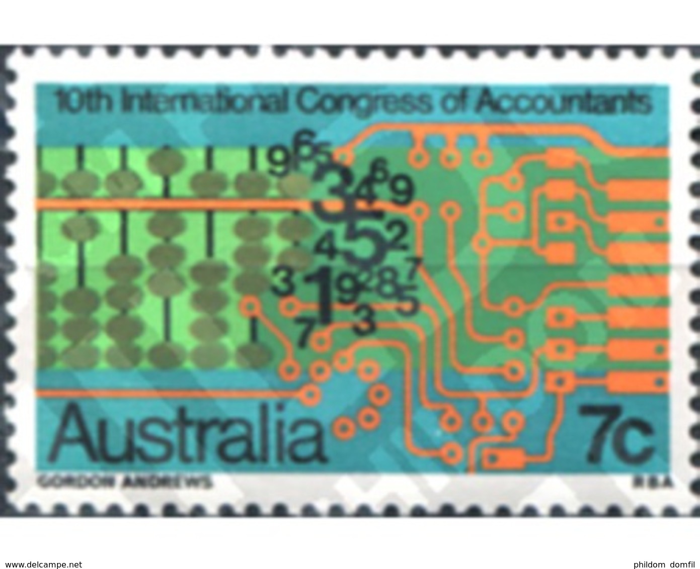 Ref. 161389 * MNH * - AUSTRALIA. 1972. 10 CONGRESO INTERNACIONAL DE CONTABILIDAD - Mint Stamps
