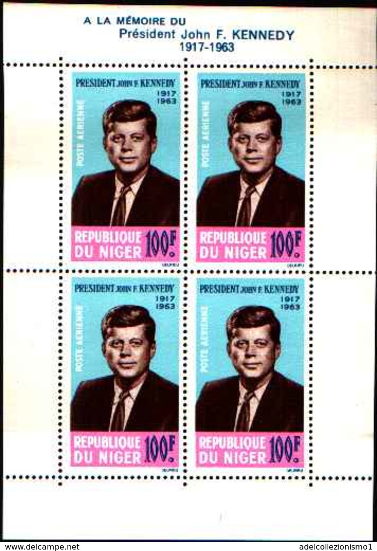 5956BIS )  Niger 1964-mi-BLOCCO N. 2 -MORTE -Kennedy  -MNH** - Niger (1960-...)