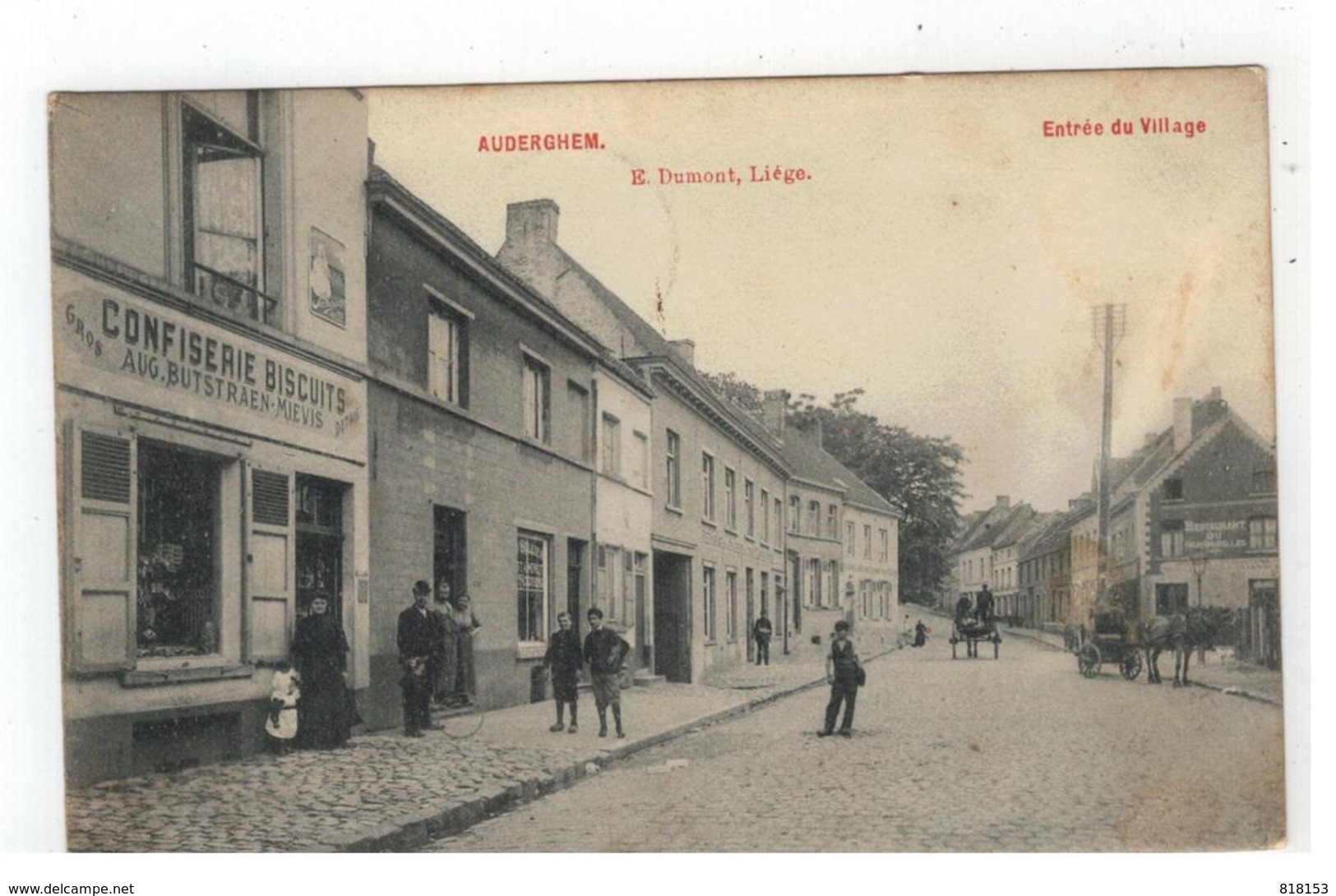 AUDERGHEM  Entrée Du Village 1907 - Auderghem - Oudergem