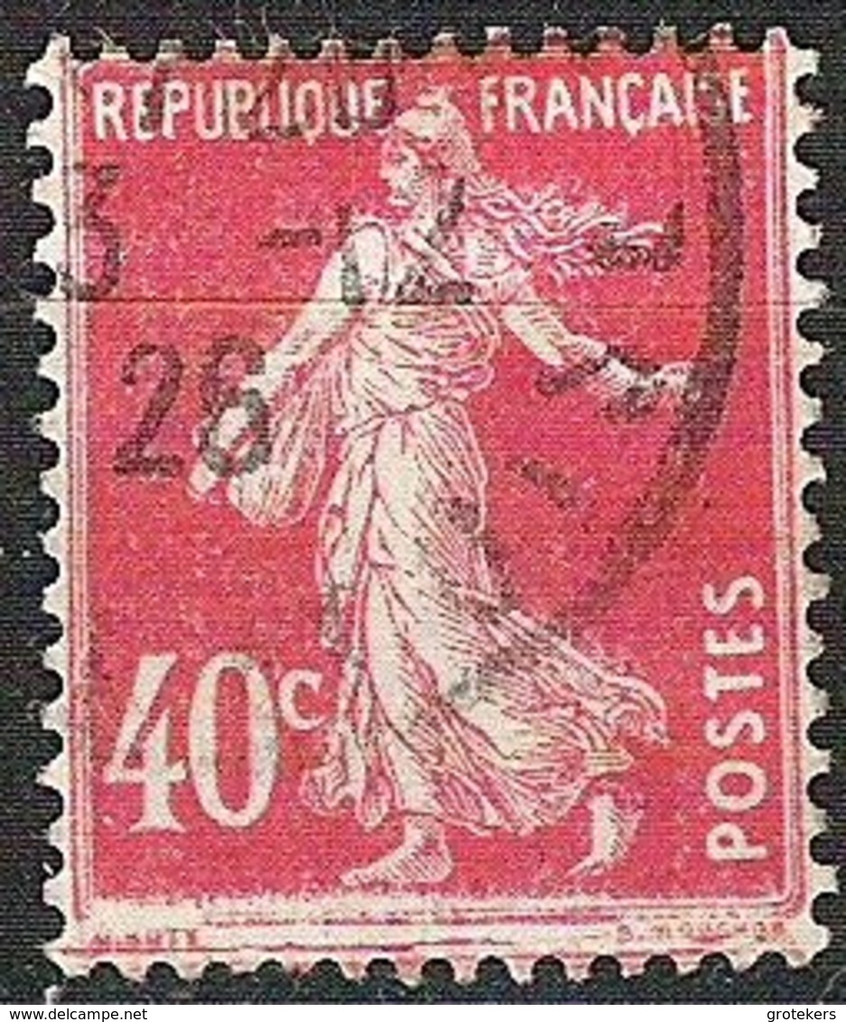 FRANCE Yvert 194 With Printing Error / Erreur D’impression ? - Gebruikt