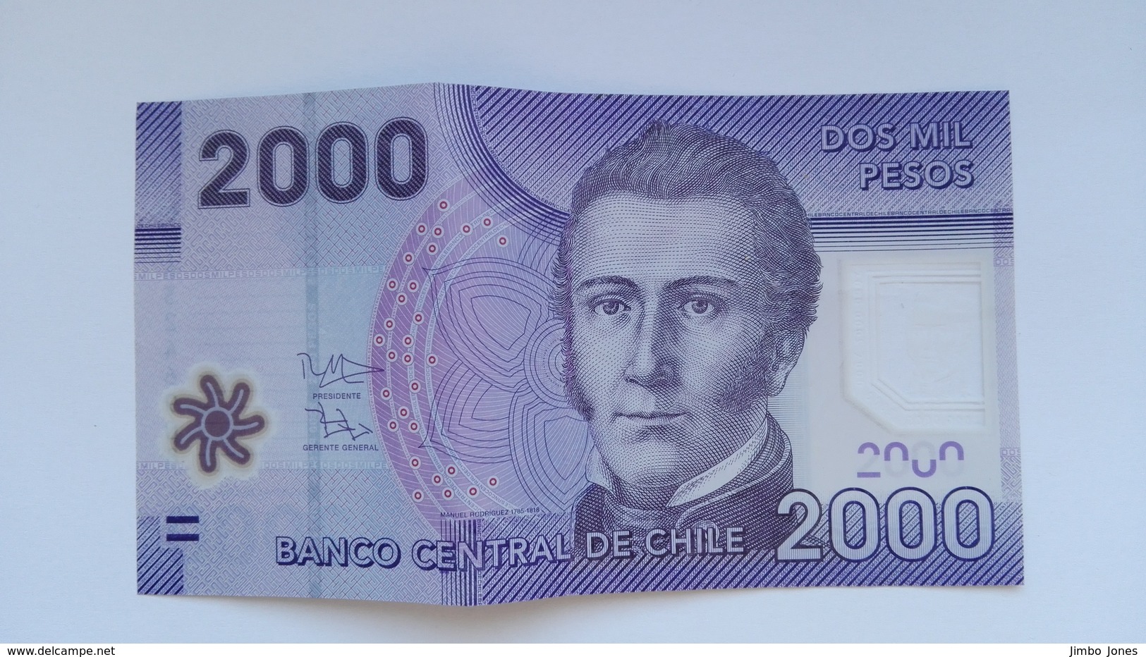 2000 Pesos Banknote Aus Chile Von 2016 (vorzüglich) - Chile