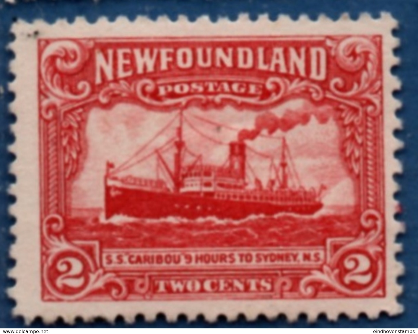 Newfoundland 1928, 2c MH - SS Caribou Ship Line To Sydney - 1908-1947