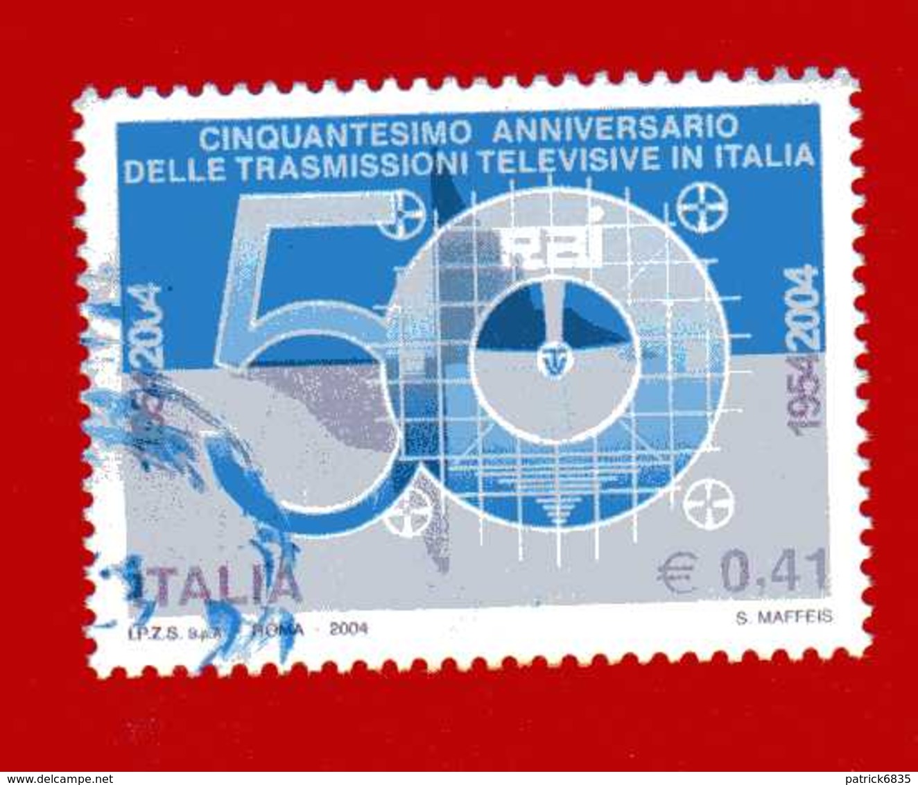 Italia °- Anno 2004 - TRASMISSIONI TELEVISIVE. Unif. 2771.   USATO. - 2001-10: Used