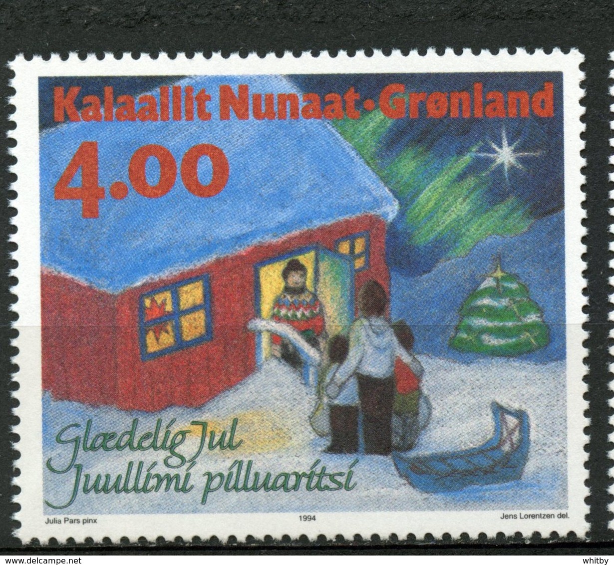 Greenland 2004 4.00k Christmas Issue #275 - Unused Stamps