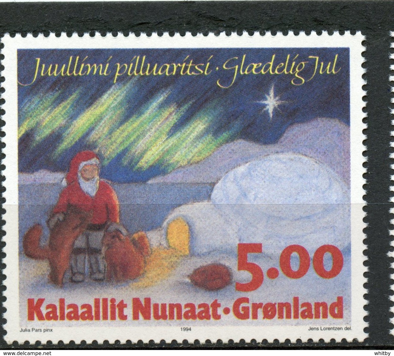 Greenland 2004 5.00k Christmas Issue #276 - Unused Stamps