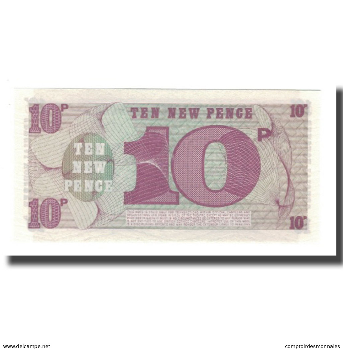 Billet, Grande-Bretagne, 10 New Pence, Undated (1972), KM:M45a, NEUF - Forze Armate Britanniche & Docuementi Speciali