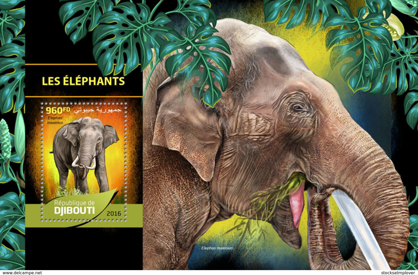 Djibouti 2016 Fauna Elephants - Djibouti (1977-...)