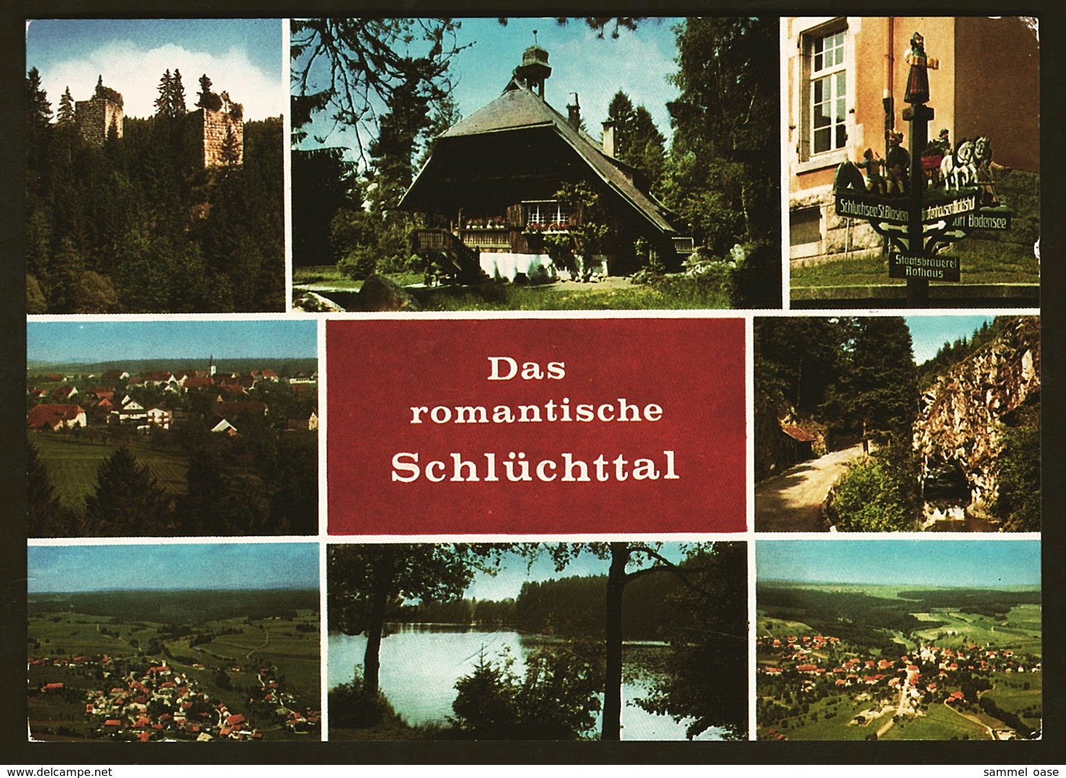 Das Romantische Schlüchttal  -  Mehrbild-Ansichtskarte Ca. 1977    (11444) - Rheinfelden