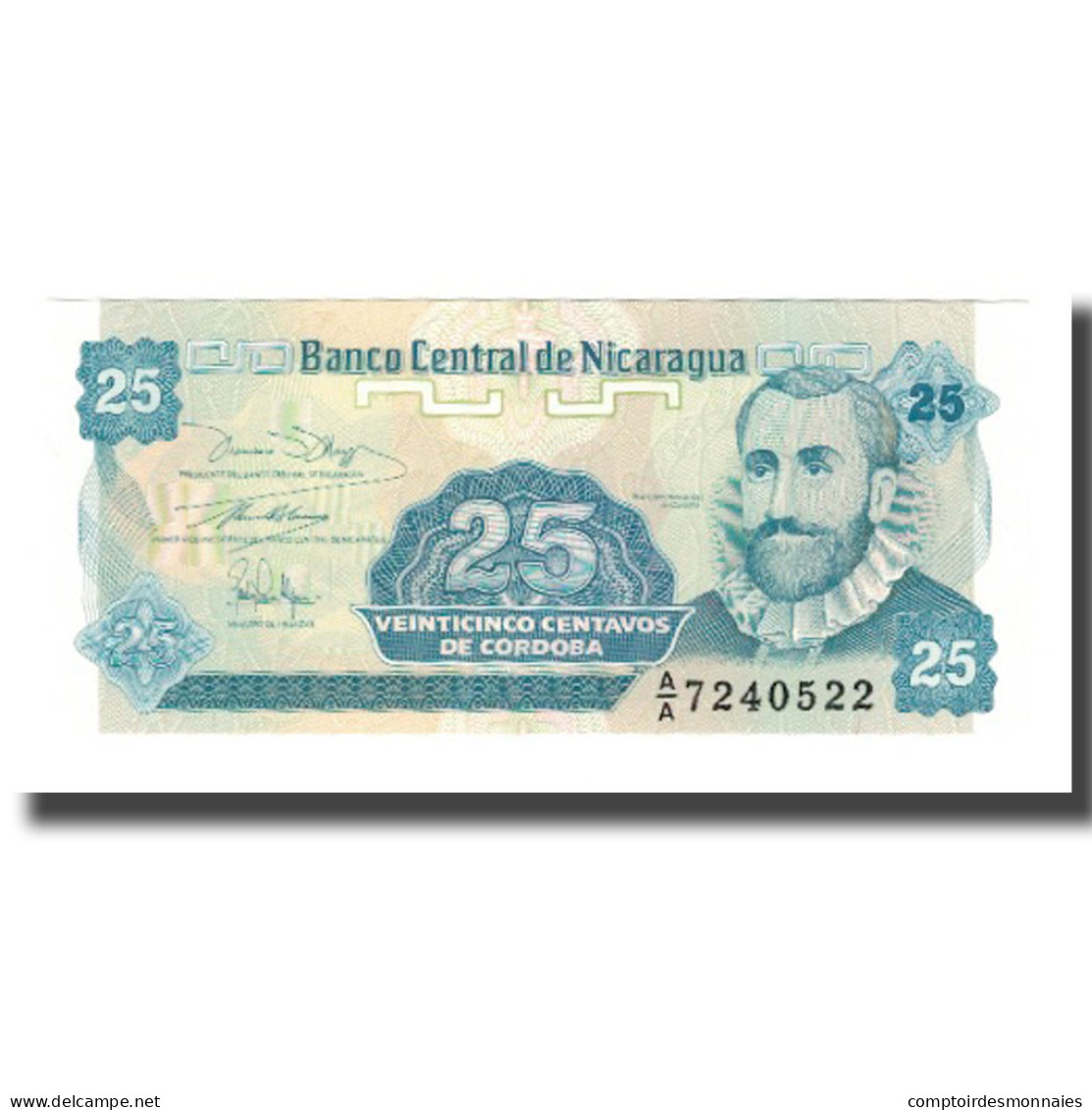 Billet, Nicaragua, 25 Centavos, Undated (1991), KM:170a, NEUF - Argentina