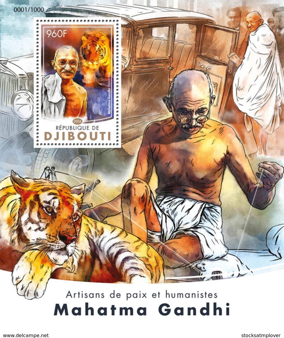 Djibouti 2016 Mahatma Gandhi - Djibouti (1977-...)