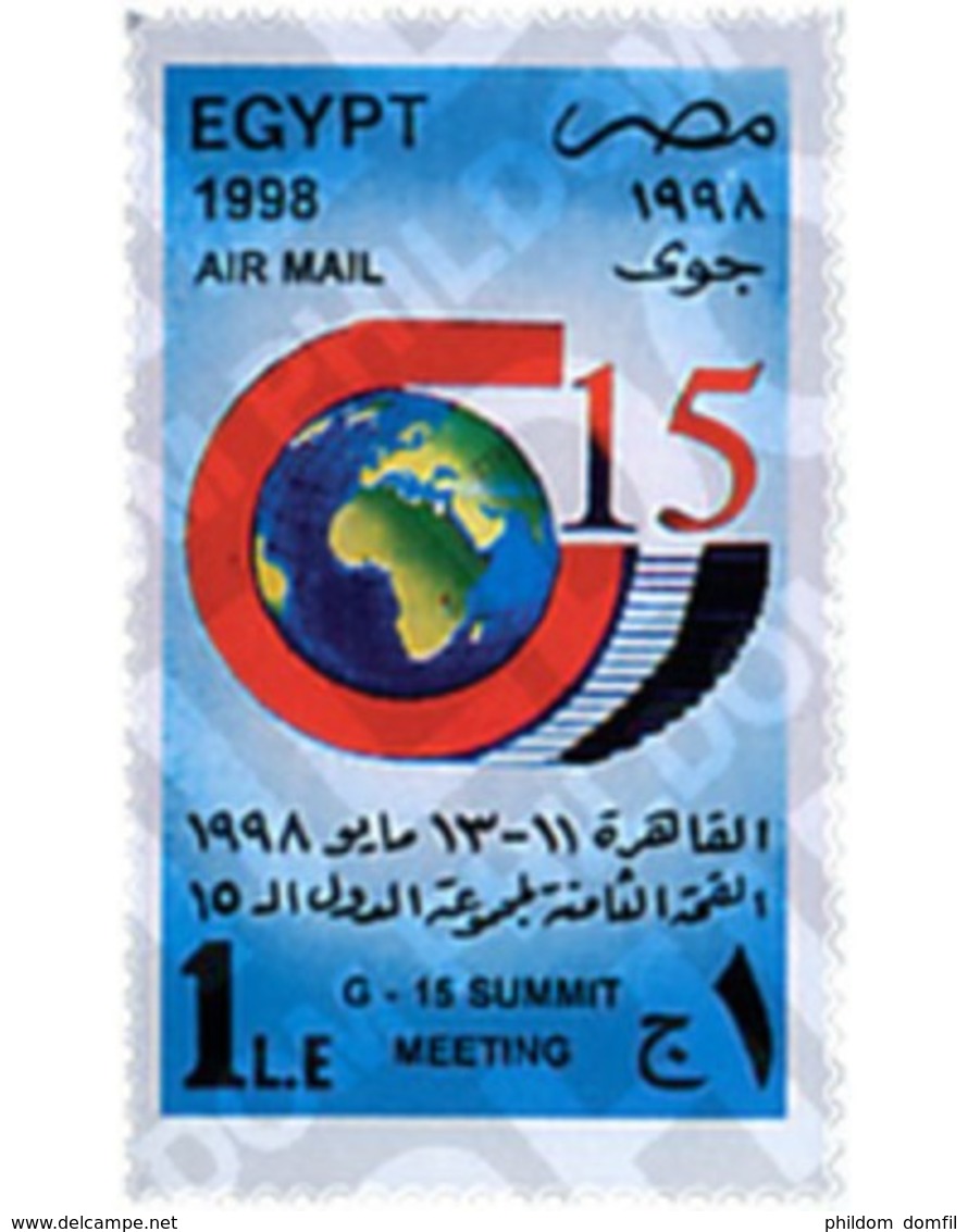 Ref. 51628 * MNH * - EGYPT. 1998. 8 CUMBRE DEL G-15 - Unused Stamps