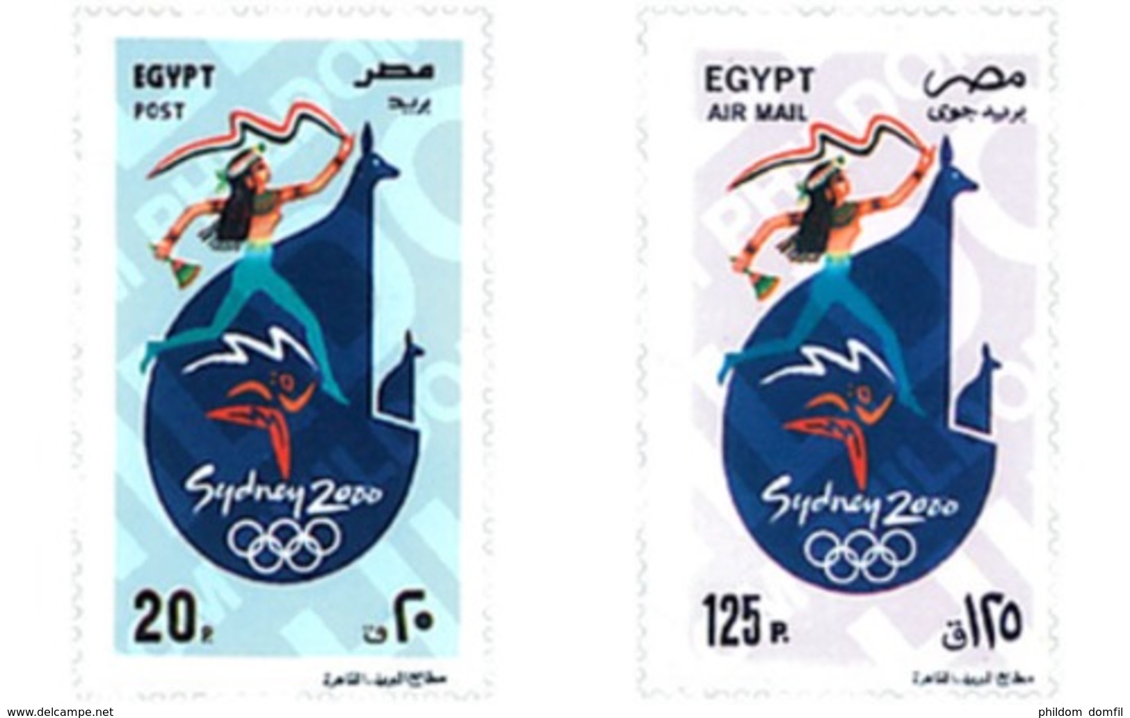 Ref. 78952 * MNH * - EGYPT. 2000. GAMES OF THE XXVII OLYMPIAD. SYDNEY 2000 . 27 JUEGOS OLIMPICOS VERANO SYDNEY 2000 - Nuovi