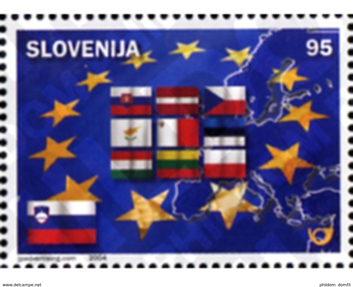 Ref. 145624 * MNH * - SLOVENIA. 2004. EUROPEAN UNION AMPLIATION . AMPLIACION DE LA UNION EUROPEA - Otros & Sin Clasificación