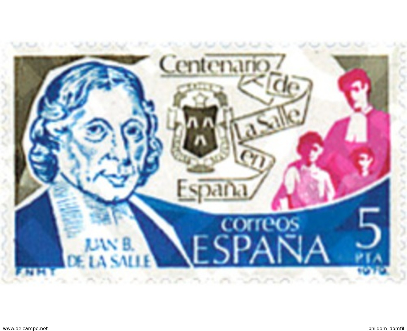 Ref. 85021 * MNH * - SPAIN. 1979. CENTENARY OF DE LA SALLE . CENTENARIO DE LA SALLE - Ungebraucht