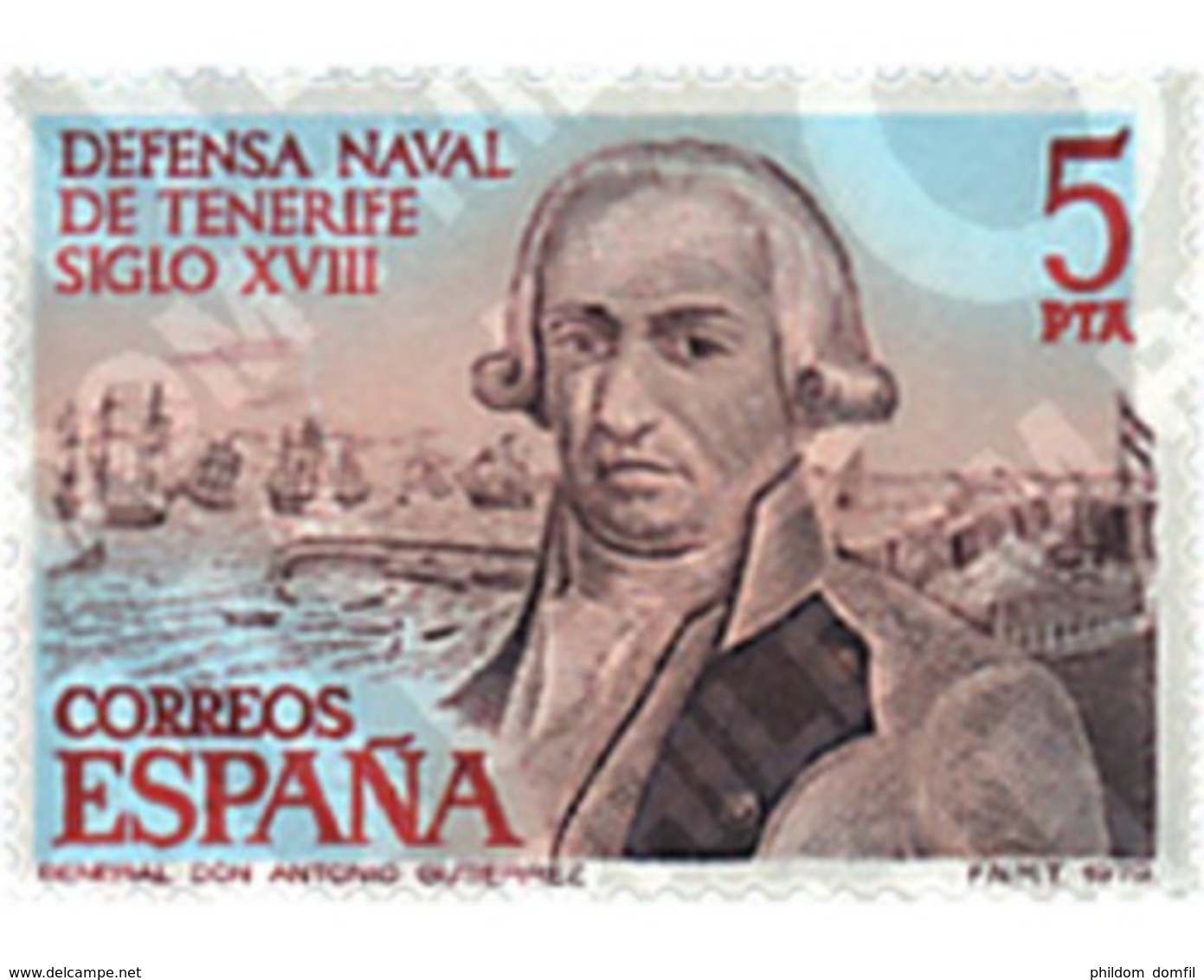 Ref. 85032 * MNH * - SPAIN. 1979. TENERIFE NAVAL DEFENSE . DEFENSA NAVAL DE TENERIFE - Bateaux