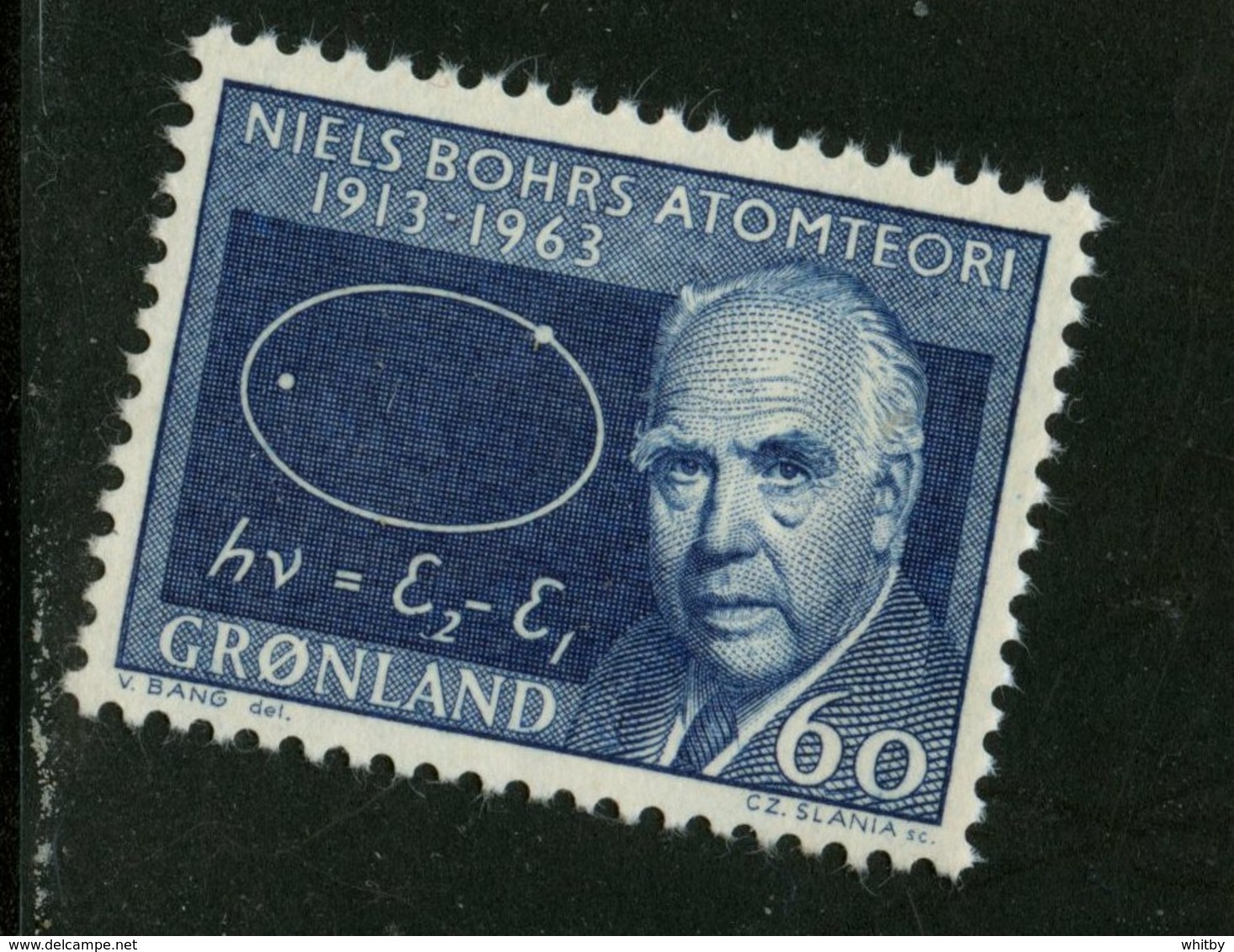 Greenland 1963 60o Bohr Issue #67  MNH - Neufs