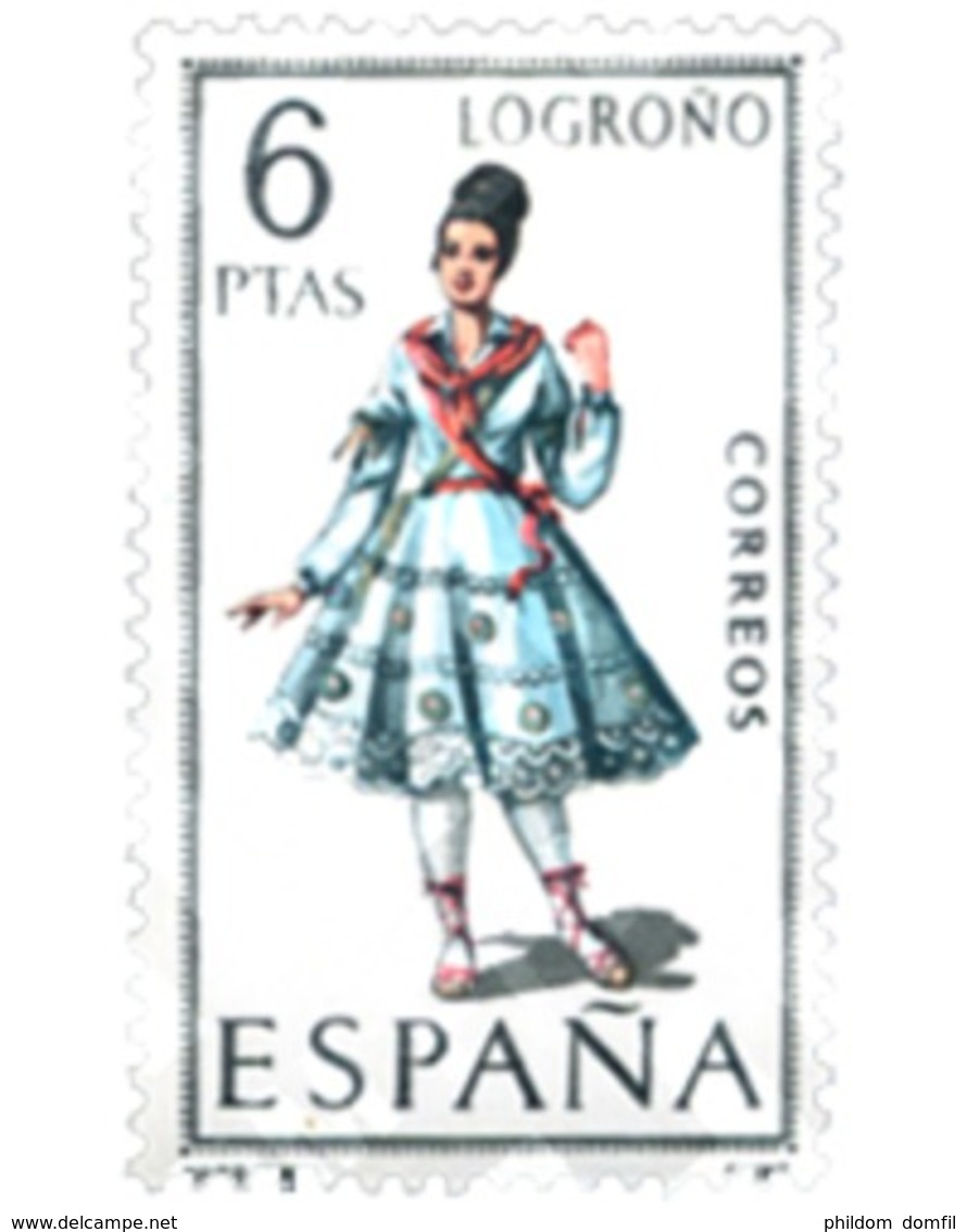 Ref. 115356 * MNH * - SPAIN. 1969. SPANISH PROVINCES TYPICAL COSTUMES . TRAJES TIPICOS DE PROVINCIAS ESPAÑOLAS - Nuevos