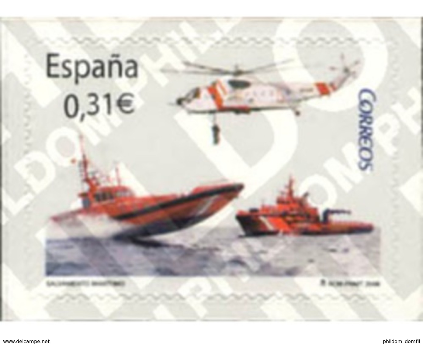 Ref. 213754 * MNH * - SPAIN. 2008. MARITIME RESCUE . SALVAMENTO MARITIMO - Helicópteros