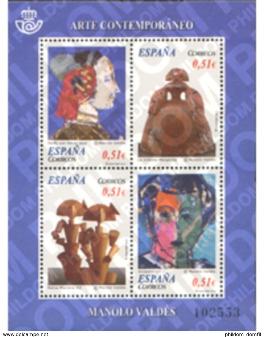 Ref. 280641 * MNH * - SPAIN. 2012. ARTE CONTEPORANEO - MANOLO VALDES - Unused Stamps