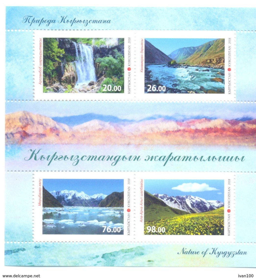 2018. Kyrgyzstan, Nature Of Kyrgyzstan, S/s Perforated, Mint/** - Kirghizistan